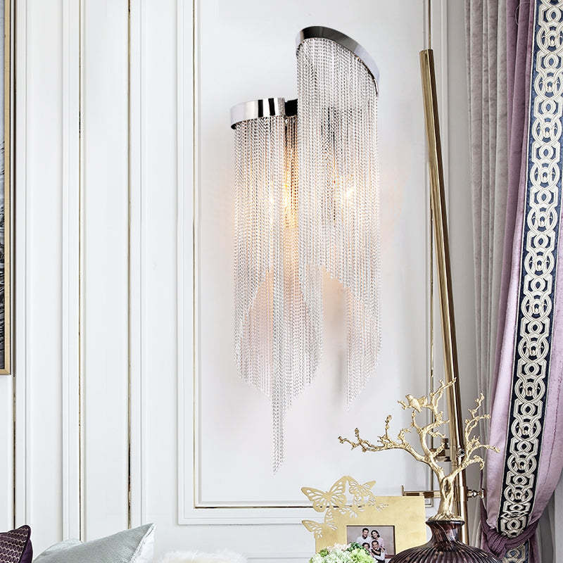 Filor Chain Tassel Wall Sconce
