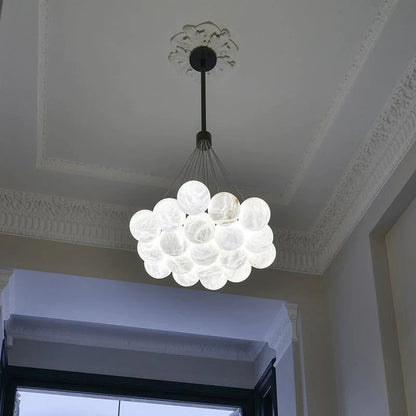 Alabaster Contemporary Ceiling Chandelier