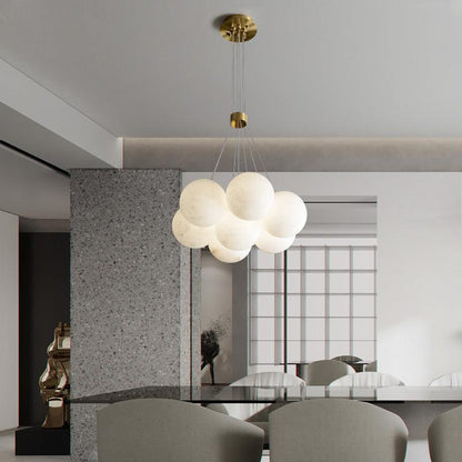 Alabaster Contemporary Ceiling Chandelier