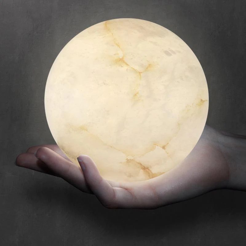 Alabaster Contemporary Ceiling Chandelier
