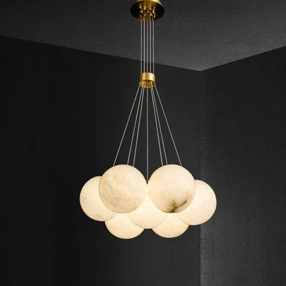 Alabaster Contemporary Ceiling Chandelier