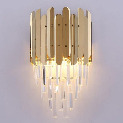 Virel Clear Crystal Wall Sconce 16"H