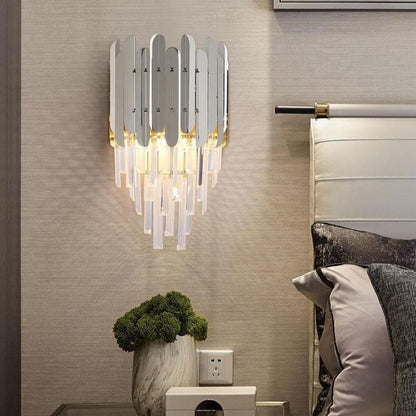 Virel Clear Crystal Wall Sconce 16"H