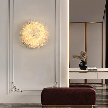 Lunor Crystal Sunflower Wall Sconce