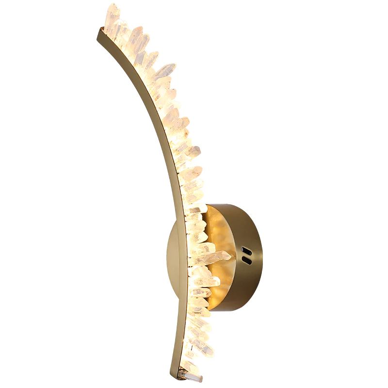 Lunor Crystal Bracket Wall Sconce