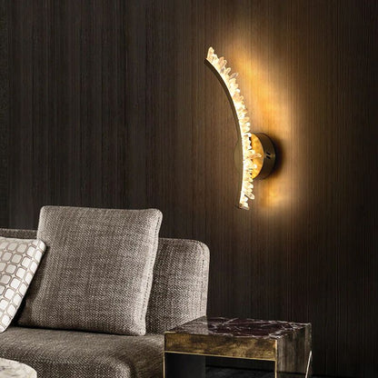 Lunor Crystal Bracket Wall Sconce