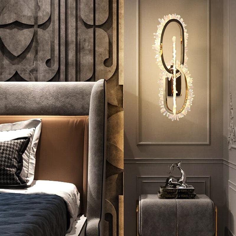Lunor Crystal Modern Wall Sconce