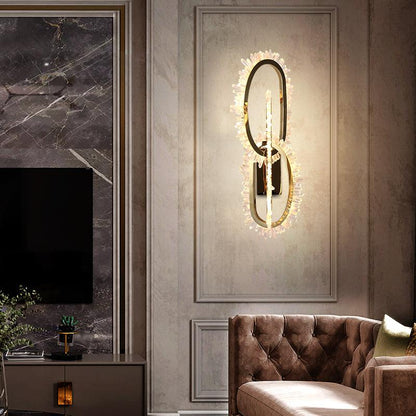Lunor Crystal Modern Wall Sconce