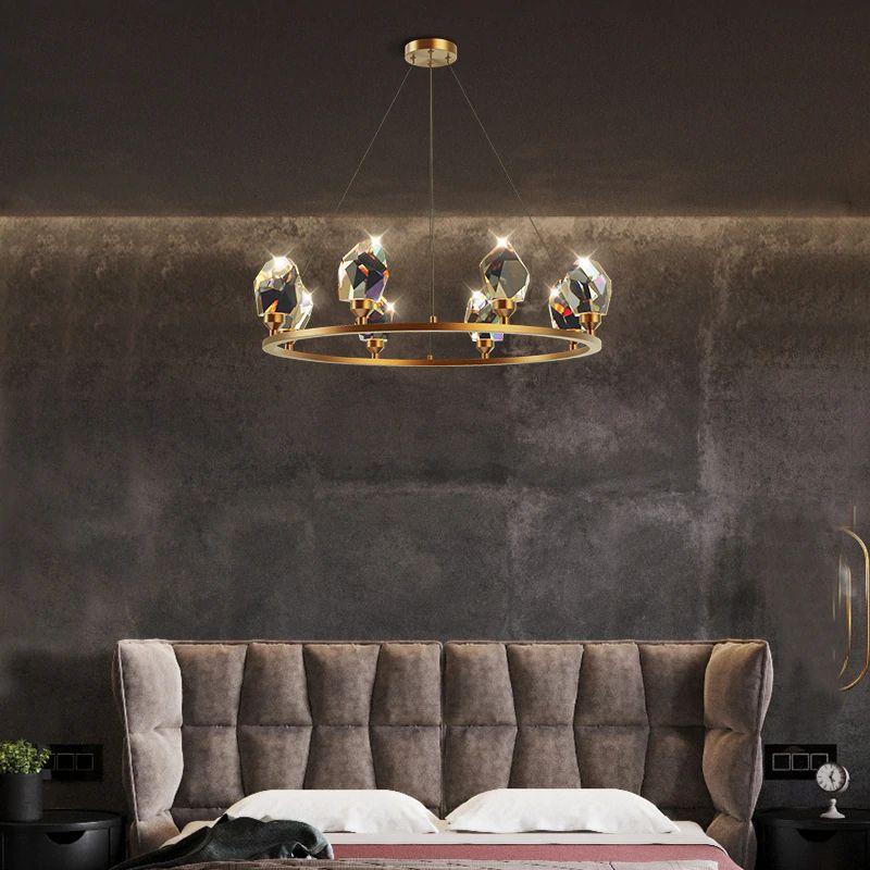 Elara Sparkling Round Chandelier