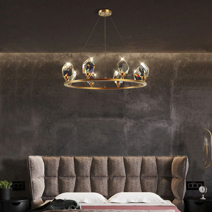 Elara Sparkling Round Chandelier