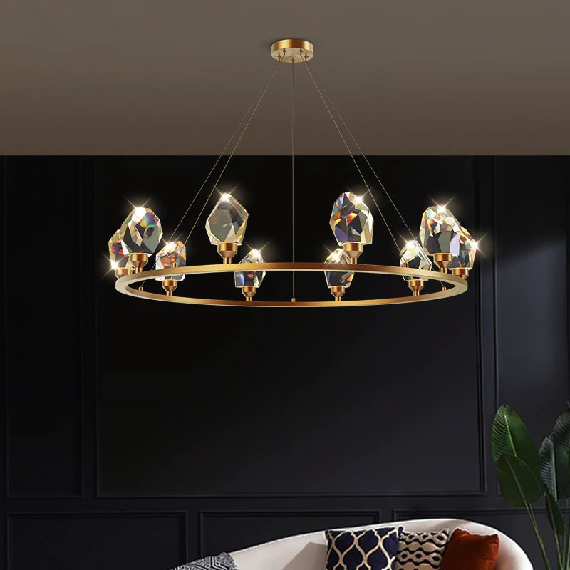 Elara Sparkling Round Chandelier