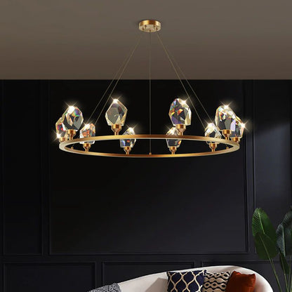 Elara Sparkling Round Chandelier