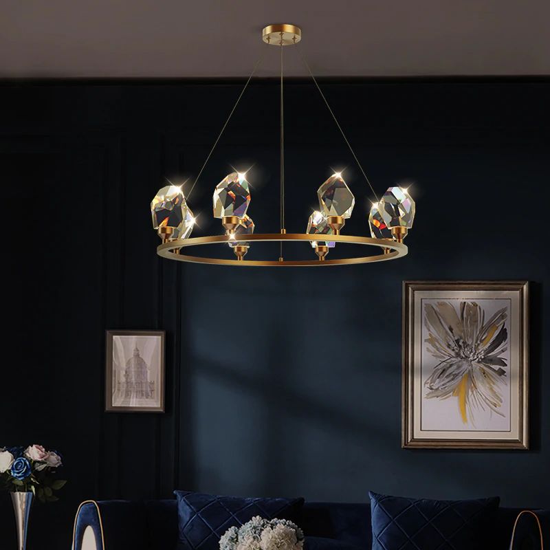 Elara Sparkling Round Chandelier